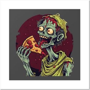 Zombie Pizza Party: Apocalypse Gourmet Posters and Art